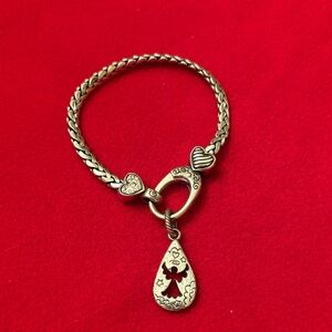 Silver Heart Charm Bracelet
